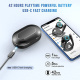 Ecouteur Bluetooth 5.1, Ecouteurs sans Fil Sport IPX7 Etanche, Oreillette Bluetooth Stéréo Basses Double Micro, Casque Blueto