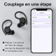 Judneer Écouteurs Bluetooth, Sport IPX7 Étanche Écouteur sans Fil, Casque Bluetooth 5.0 Écouteur Sport sans Fil, Hi-FI Stéréo