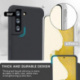 PULEN Coque en Silicone pour Samsung Galaxy S22, Coque de Protection Antichoc Fine, Souple, Élégante - Noir