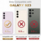 Urarssa Coque Compatible avec Samsung S23 5G Anneau Etui Silicone Housse 360° Voiture de Bague Magnétique Protection Case Min