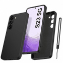 Qasyfanc Coque Protection Caméra pour Samsung Galaxy S23, Coque Samsung S23 5G Silicone Housse de Protection Antichoc, Mince,