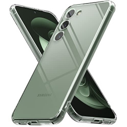 Ringke Compatible avec Coque Samsung Galaxy S23 Plus 5G [Fusion] Transparente Clear Rigide Polycarbonate Back TPU Souple Bump