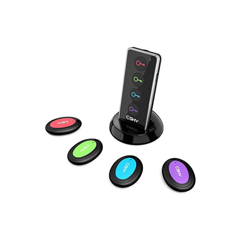 RSH Localisateur D'objets Perdus Intelligent,Étiquette Key Finder  Localisation Précise et Anti-Perte,4 Paquets Trouvez Vos  Clés/Valises/Portefeuilles ou Enfants âgés et Voitures pour(iOS) Blanc :  : High-Tech