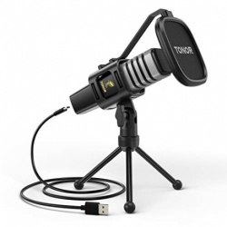TONOR Micro PC, USB Microphone Condensateur Professionnel pour Gaming Streaming Podcast Studio Enregistrement Singing Youtube
