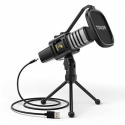 Micro PC USB Microphone Professionnel pour Gaming Streaming