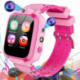 Vannico Montre Connectée Enfant Fille Garçon avec Appareils 2 Photo, Smartwatch Enfant 24 Jeux Musique Pédomètre Calories Rév