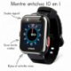 VTech - KidiZoom SmartWatch DX2 Noire, Montre Digitale Enfant, Photo, Selfie, Vidéo, Écran Tactile Vertical, Jouet High-Tech,