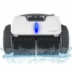 WYBOT Robot Piscine sans Fil Fond et Parois Ligne deau pour 120 Minutes,Nettoyage Efficace avec Triple Moteur,Charge Rapide,