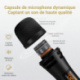 TONOR Micro Karaoke sans Fil, UHF Microphone Dynamique Chant Portable à Main avec Récepteur Rechargeable pour Karaoké Discour