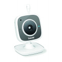 Babyphone Beurer BY 88 Vidéo de surveillance bébé WiFi pour Smartphone Tablette PC Gris Blanc