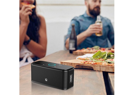 Enceinte Bluetooth 12W, DOSS Haut-Parleur Bluetooth Sans Fil Portable,Commande Tactile et Définition Stéréo, 12 Heures d’Autonom