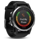 Garmin - Fēnix 5S Silver avec Bracelet Noir - Montre GPS Multisports Outdoor