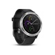 Garmin Vivoactive 3 - Montre Connectée de Sport avec GPS et Cardio Poignet - Silver avec Bracelet Noir