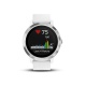 Garmin Vivoactive 3 - Montre Connectée de Sport avec GPS et Cardio Poignet - Silver avec Bracelet Blanc