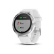 Garmin Vivoactive 3 - Montre Connectée de Sport avec GPS et Cardio Poignet - Silver avec Bracelet Blanc