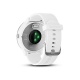 Garmin Vivoactive 3 - Montre Connectée de Sport avec GPS et Cardio Poignet - Silver avec Bracelet Blanc
