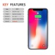 Coque Batterie iPhone X , Feeleye Premium 5000mAh Batterie longue durée sans fil Chargeur portable Batterie avec béquille pour i