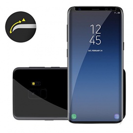 Samsung Galaxy S9 3D Verre Trempé en transparent LIAMOO ® 3D Complète Dureté - Anti-rayures - Smartphone Display Protection - Pr