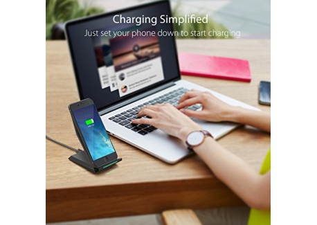Chargeur Rapide Sans Fil,CHOETECH Qi Chargeur Station QC2.0 Chargeur à Induction Pour Galaxy note 8/ s8/s8 plus/ S7 Edge / S6 Ed