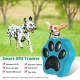 Collier GPS Tracker pour chien Chien anti-perte appareil pour animal domestique Locator, WiFi Clôture ampoules LED, suivi en tem