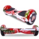 Cool&Fun Self Balance Scooter 6,5 pouces Smart Skateboard Auto Électrique Gyropode de Boutique GyroGeek( Rouge, Motif Bonheur )