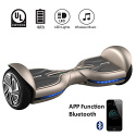 EVERCROSS Q3 Hoverboard électrique 6,5" Skateboard électrique Gyropode Certifié Norme UL2272 Marron