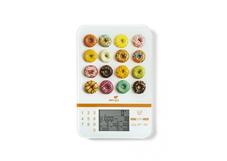 Senya balance cuisine nutritionnelle tactile Smart Scale, balance alimentaire écran LCD de haute précision, calcul des apports é