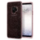 Spigen Coque Samsung Galaxy S9, [Liquid Crystal Glitter] TRANSPARENTE SOUPLE SILICONE PAILLETTE [Rose Quartz] Coque Housse Etui 