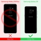 Coque Samsung Galaxy S9 Etui, Leathlux Transparent Silicone Gel Case Intégral 360 Degres Full Body Protection Anti-rayures Coque