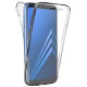 Buyus Coque Gel Samsung Galaxy A8 (2018) (5.6" Pouces), Coque 360 Degres Protection INTEGRAL Anti Choc, Etui Ultra Mince Transpa