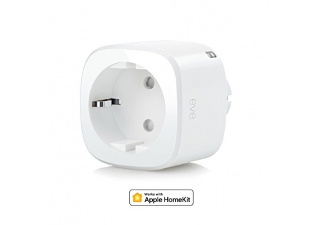 Eve Energy - Interrupteur et compteur de consommation sans fil avec technologie Apple HomeKit, Bluetooth Low Energy