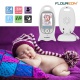 FLOUREON Moniteur Bébé sans Fil 2.4GHz Babyphone Écran LCD 2.0 Pouces Babyphone avec Caméra Vision Nocturne Grand Angle de Vu