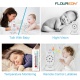 FLOUREON Moniteur Bébé sans Fil 2.4GHz Babyphone Écran LCD 2.0 Pouces Babyphone avec Caméra Vision Nocturne Grand Angle de Vu