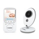 FLOUREON Moniteur Bébé sans Fil 2.4GHz Babyphone Écran LCD 2.0 Pouces Babyphone avec Caméra Vision Nocturne Grand Angle de Vu