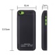 himaly Coque Batterie pour iPhone 5 5S 5C Se 4200mAh Coques dalimentation Externe de Secours Rechargeable avec Support Noir 