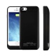 himaly Coque Batterie pour iPhone 5 5S 5C Se 4200mAh Coques dalimentation Externe de Secours Rechargeable avec Support Noir 