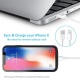 Coque Batterie iPhone XS/X, Vobon 6000mAh Chargeur Batterie Externe Magnétique Portable Rechargeable Coque Chargeur de Protec