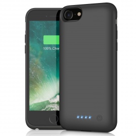 Coque Batterie pour iPhone 6/6S/7/8, Kilponen [6000mAh] Rechargeable Chargeur Batterie Externe Mince Power Bank Portable Étui