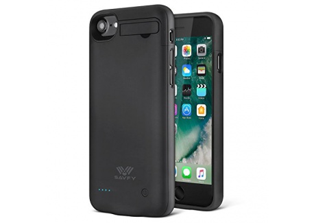 Coque Batterie iPhone 7 SAVFY Batterie Externe iPhone 7 3000mAh Ultra Slim Batterie de Secours Chargeur de Batterie avec Supp