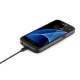 KiWiBiRD 5000mAh rechargeable coque de batterie pour Samsung Galaxy S7 avec 120%+ de batterie Uniquement pour le S7 - Noir 