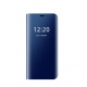 Galaxy S7/S7 Edge,Miroir Coque pour Samsung Galaxy S7 Edge,Luxe Bling Shiny Transparente Clair Brillant Cover Fermeture Magne