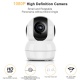 Hommie Caméra de Surveillance 1080P HD WiFi 2,4 GHz, Caméra IP en Temps Réel avec Audio Bidirectionnel, Vision Nocturne et Dé