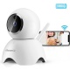 Hommie Caméra de Surveillance 1080P HD WiFi 2,4 GHz, Caméra IP en Temps Réel avec Audio Bidirectionnel, Vision Nocturne et Dé