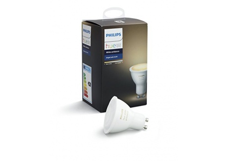 Philips Hue Pack de 2 ampoules connectées White ambiance GU10 - Fonctionne avec Alexa